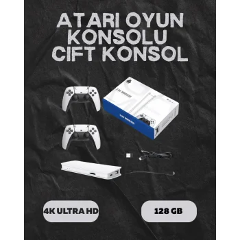 M15 Retro Konsol – 20.000 Oyunlu, Çift Gamepadli, 4K HDMI