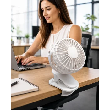 Mandallı Güçlü Hava Üfleyen Masa ve Bebek Arabası Fanı