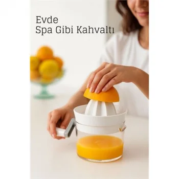 Manuel Kollu Narenciye Sıkacağı – 500 ml Kapasiteli, 17x12 cm, Pratik ve Dayanıklı