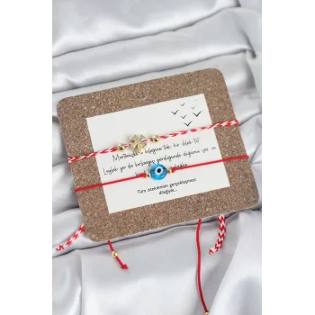 Marteniçka Bileklik 2li Yonca ve Nazarlı Model