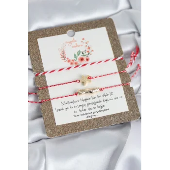 Marteniçka Bileklik 3lü Deniz Yıldızı Model