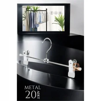 Metal Etek Pantolon Askısı - Mandallı Etek Askısı Pantolon Askısı 20 Adet