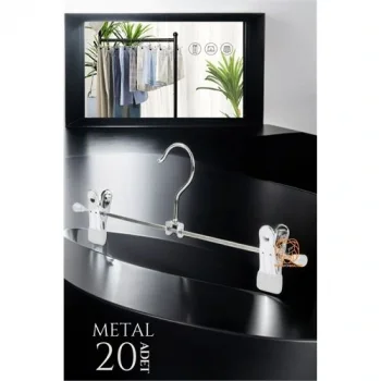 Metal Etek Pantolon Askısı - Mandallı Etek Askısı Pantolon Askısı 20 Adet