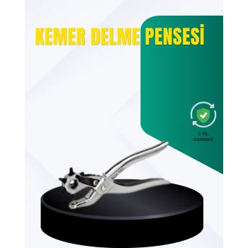 Metal Gövdeli Ayarlanabilir Deri Delme Pensesi 2.5–5 mm Delik Açma Aracı