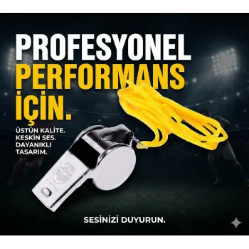 Metal Ipli Hakem ve Deprem Düdüğü (24lü)