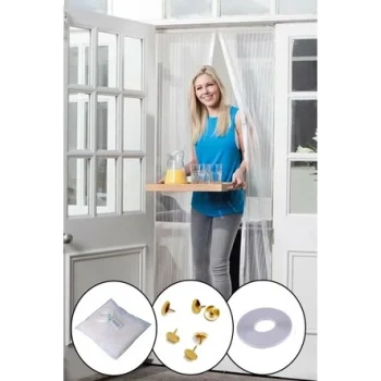 Mıknatıslı Kapı Sinekliği Tül Perde 105 x 205 cm (5047)