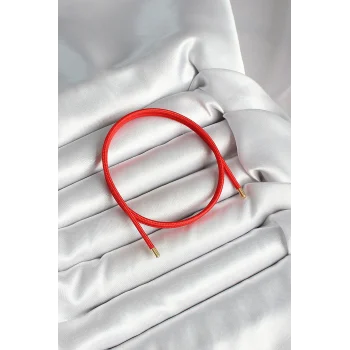 Mıknatıslı Kırmızı Renk Sarmal Kadın Bileklik