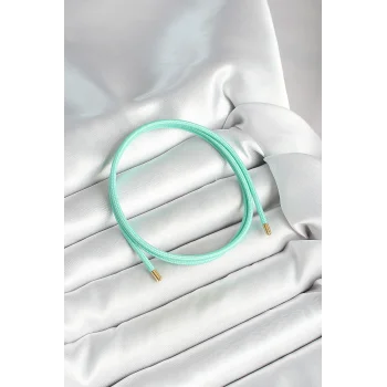 Mıknatıslı Turkuaz Renk Sarmal Kadın Bileklik