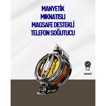 Mıknatıslı ve Aparatlı Montajlı Soğutucu Fan | Her Cihaza Uyumlu | LED Göstergeli