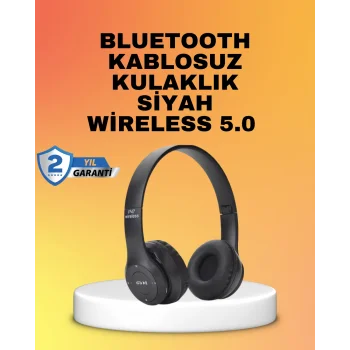 Mikrofonlu Kablosuz Kulaklık | Uzun Pil Ömrü ve Stereo Ses Performansı