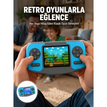 Mini Arcade Oyun Konsolu Hafif Taşınabilir Çocuk Hediyelik