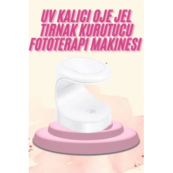 Mini Taşınabilir Kalıcı Oje Jel Tırnak Kurutucu Fototerapi Makinesi