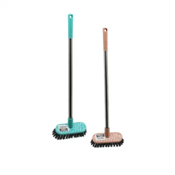 MİNİ TEMİZLİK FIRÇASI  ORTA SERT KILLAR   METAL SAPLI=40CM - 4.5X12.5CM (5047)
