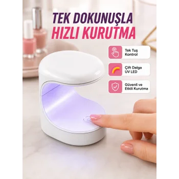 Mini Tırnak Kurutucu – Hızlı Kurutma İçin UVLED Işık Teknolojisi Yeni Nesil