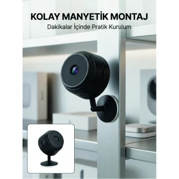 Mini Wi-Fi Güvenlik Kamerası A9 HD Görüntü Hareket Algılama ve Uzaktan Canlı İzleme
