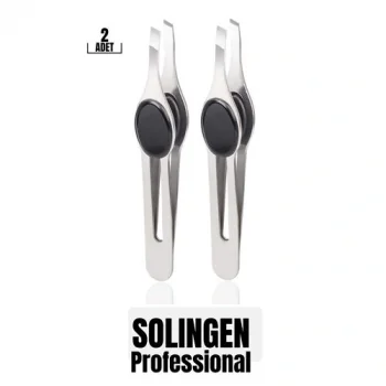Cımbız Kobalt Çelik Kaş Alma Cımbızı Tüy Alma Cımbızı Solingen Professional 2 ADET