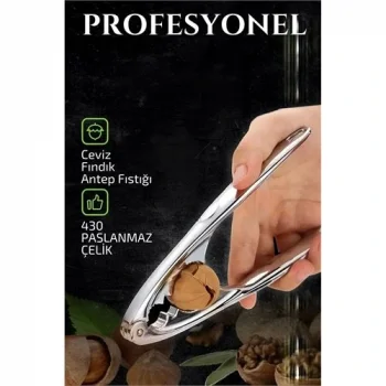 Fındık Ceviz Kırıcı 304 Paslanmaz Çelik Mink Design