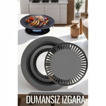 Kokusuz Dumansız Izgara Su Hazneli Ocak Üstü Grill