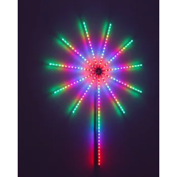 Modüler RGB LED Duvar Işığı Havai Fişek Efektli Uzaktan Kumandalı
