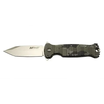 Mtech Nano 4-8-2 Gri Kamp Çakı 21,5cm - Manuel, Kemerlikli