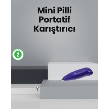 Mutfak İçin Mini El Mikseri – Kahve, Süt, Krema ve Sos Karıştırıcı