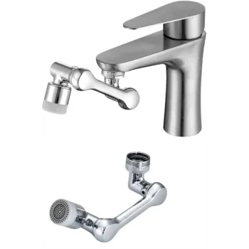 Mutfak Musluk Başlığı 1080 Derece Dönebilir Oynar Başlıklı Musluk Aparatı