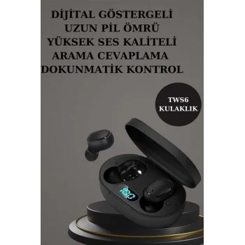 Nabız Ölçer Hediye Bileklikli Akıllı Saat ve Dijital Göstergeli Bluetooth Kulaklık Çoklu Şarj Girişi