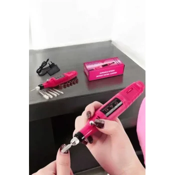 Nasır Temizleyici Manikür Pedikür Seti Elektrikli USB Girişli