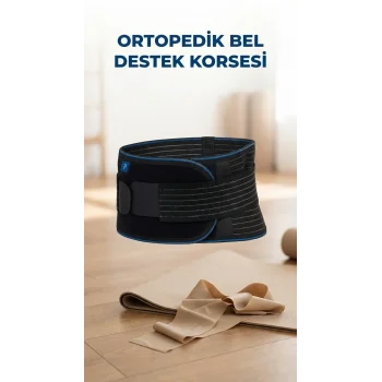 Nefes Alabilir Ayarlanabilir Unisex Ortopedik Bel Destekli Korsesi