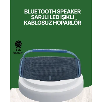 Net Stereo Ses Sunan IPX5 Su Geçirmez Bluetooth Hoparlör