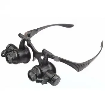NikulaGözlük Modeli 10x 15x 20x 25x Lens,2led ışıklı,büyüteç