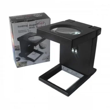 NikulaKatlanır Plastık,led ışıklı Test Cıhazı Büyüteç 2.5x90mm