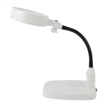 NikulaMasaüstü 10X Led Işıklı Büyüteç Okuma El Sanatları Onarım Büyüteç 7765