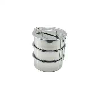 NO-18CM 3LÜ METAL SEFER TASI DERİNLİK : 6.5CM TAŞIMA KULP=BAĞLAMA KANCALI (5047)