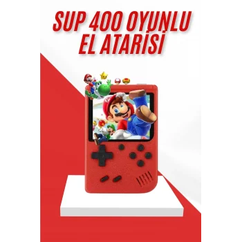 Nostalji Oyunlu Mini Atari Gamebox 400 Oyunlu El Atarisi