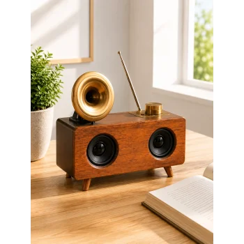 Nostaljik Radyo Bluetooth Bağlantılı Şarjlı Yüksek Ses Kaliteli Yeni Nesil