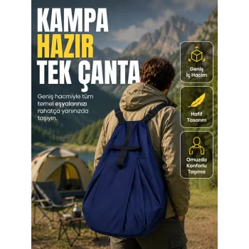 Okul İş Seyahat Kamp ve Günlük Kullanım İçin Çok Amaçlı Taşıma Çantası
