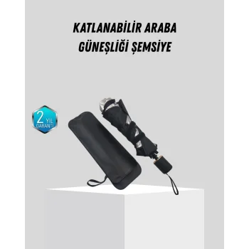 Ön Cam Güneşliği – Kalın Kumaş ve Cam Elyaf İskelet ile Maksimum UV Koruma