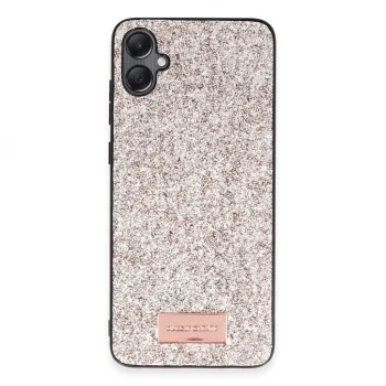 Onegif Samsung Galaxy A05 Bright Simli Kapak - Gold