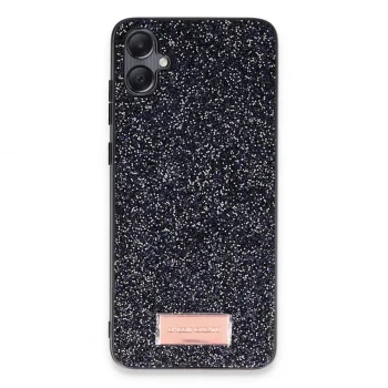 Onegif Samsung Galaxy A05 Bright Simli Kapak - Siyah