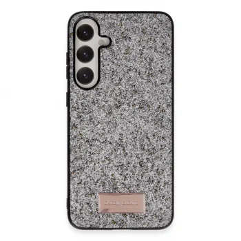 Onegif Samsung Galaxy A25 5g Bright Simli Kapak - Gümüş