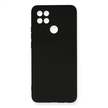Oppo A15 Kılıf Nano İçi Kadife Silikon - Siyah