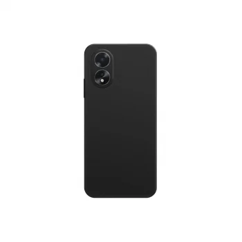 Oppo A38 Kılıf First Silikon - Siyah