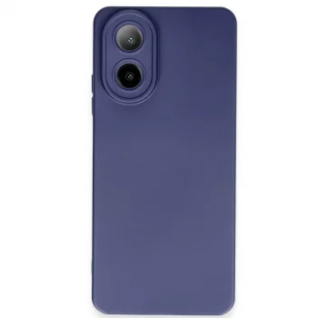 Oppo A38 Kılıf Nano İçi Kadife Silikon - Lacivert