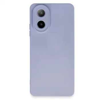 Oppo A38 Kılıf Nano İçi Kadife Silikon - Lila