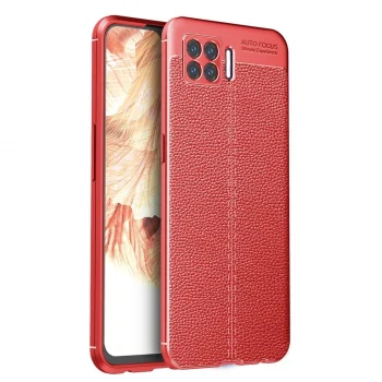 Oppo A73 Kılıf Auto Focus Kapak - Kırmızı