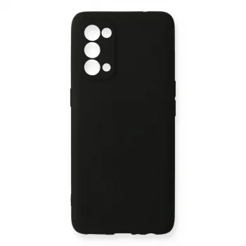 Oppo Reno 5 Pro Kılıf First Silikon - Siyah