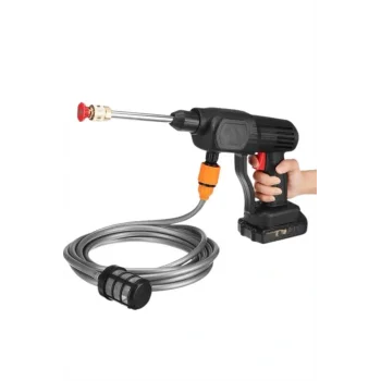 Oto Araba Yıkama Şarjlı Ve Yüksek Basınçlı Oto Yıkama Ve Sulama Tabancası