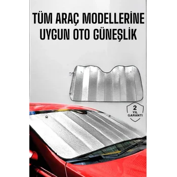 Oto Güneşlik Tüm Araç Tiplerine Uygun Isı Önleyici