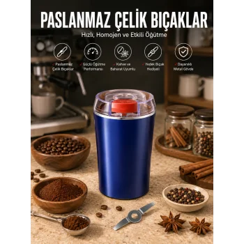Otomatik Kahve ve Baharat Öğütücü Kolay Ve Taşınabilir